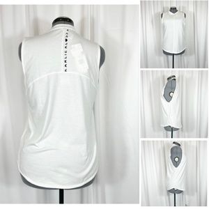Adidas NWT Sz S White Women's Karlie Kloss Run Primeblue Loose Tank Top